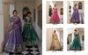 Heenal By Lnb1435 Gold Crush Lehenga With Blouse Dupatta Exporters In India |